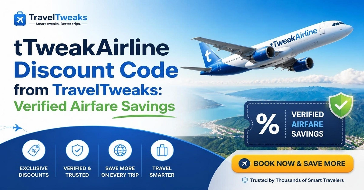 TTweakAirline Discount Code from TravelTweaks: Verified Airfare Savings